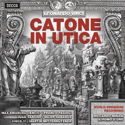 OPERA RECORDING OF THE YEAR (17-18th CENTURY) Catone in Utica A world premiere recording of an opera by a Leonardo Vinci, Neapolitan master fast gaining a first-rate modern reputation. The cast includes Max Emanuel Cencic and Franco Fagioli.